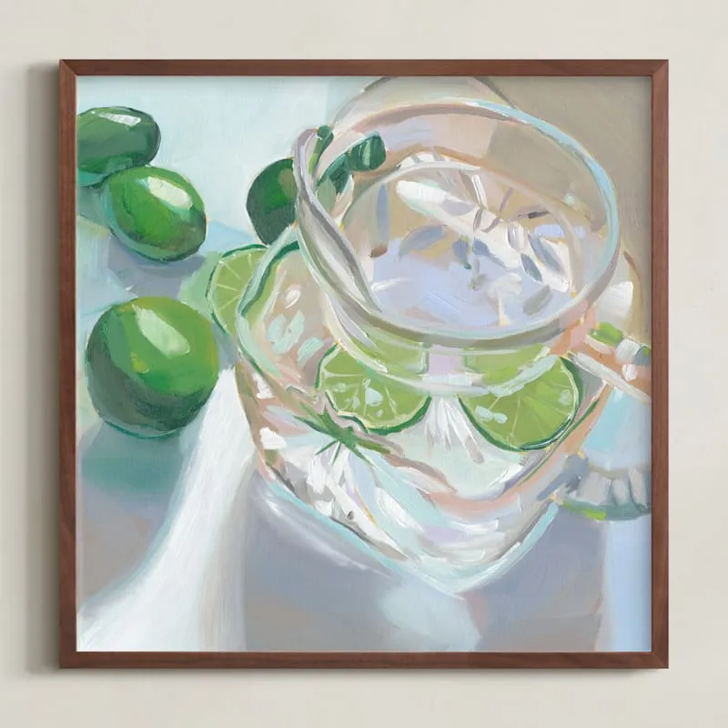 Cut Glass And Limes Limited Edition Fine Art Print