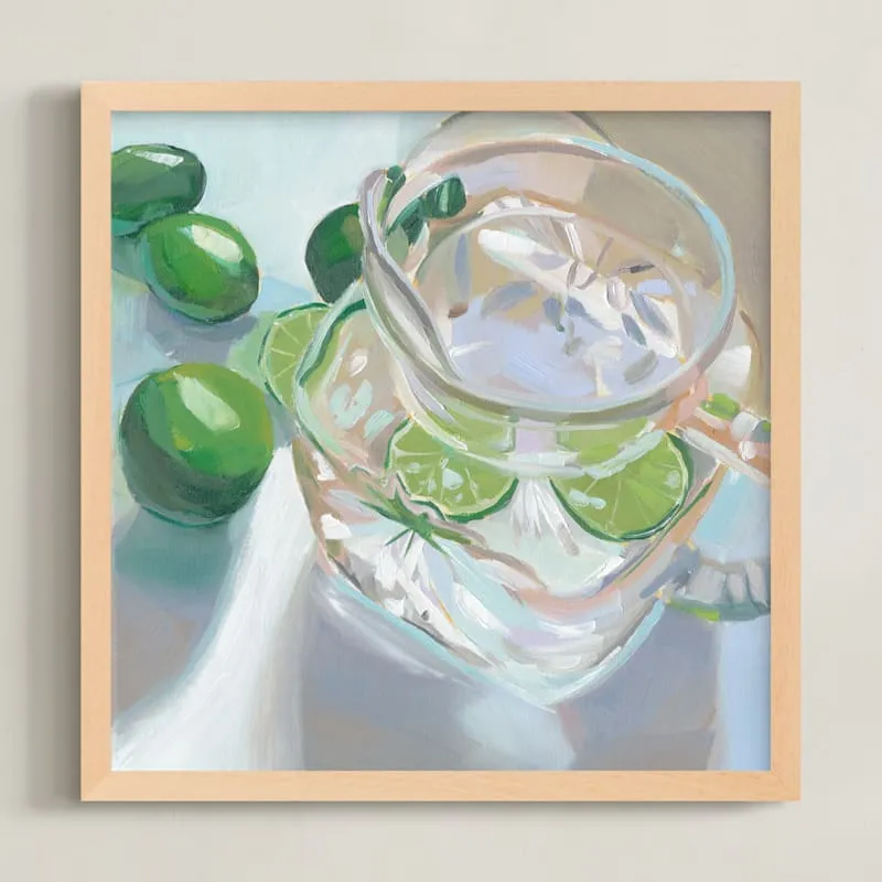 Cut Glass And Limes Limited Edition Fine Art Print