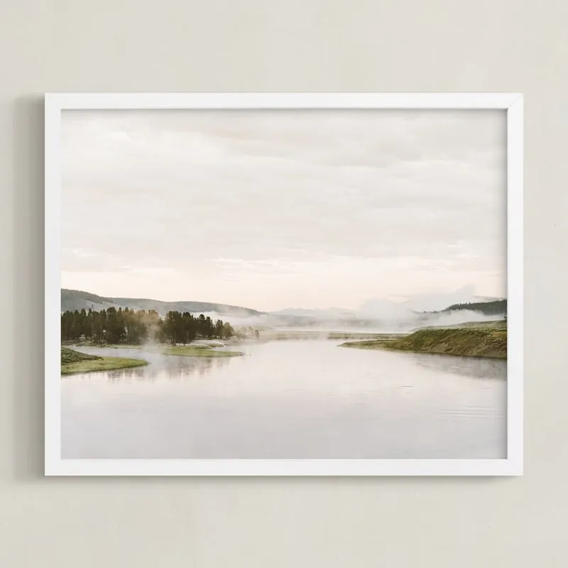 Misty Lake Limited Edition Fine Art Print