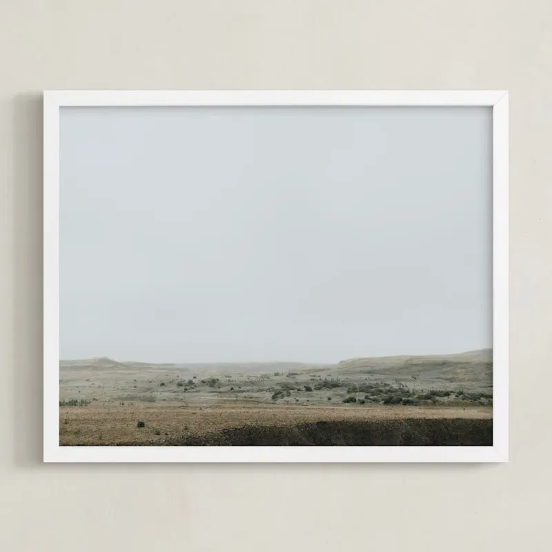 Landscape Under Fog Limited Edition Fine Art Print