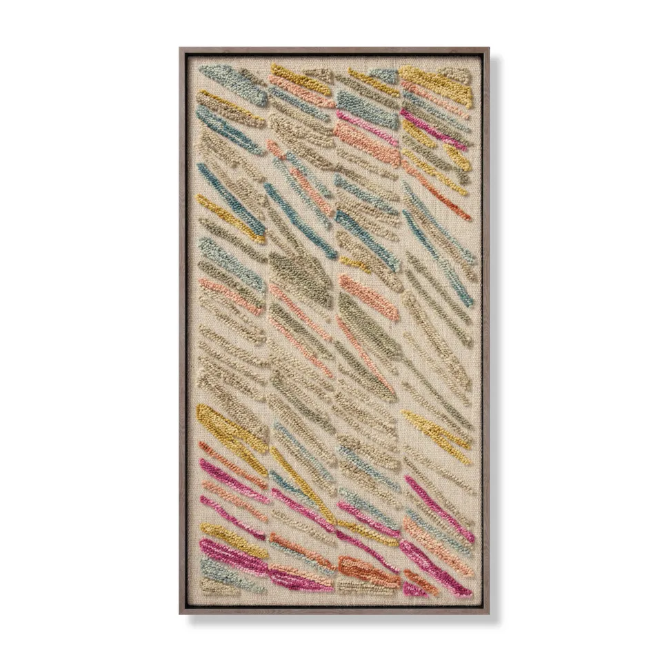 Loloi Carried Away Beige / Multi 4'-4" x 2'-4" Wall Art