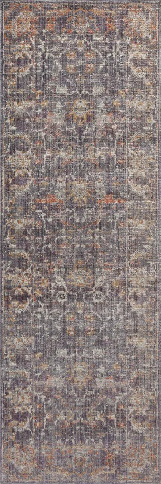 Chris Loves Julia x Loloi Rosemarie Graphite / Multi 2'-7" x 8'-0"