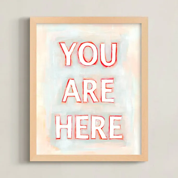 You Are Here Limited Edition Fine Art Print
