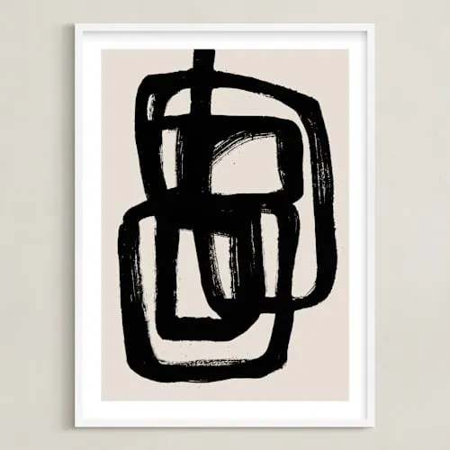 Abstract Ink Brush Open Edition Fine Art Print