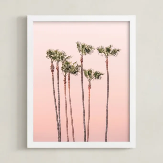 Seven Palmtrees Open Edition Fine Art Print