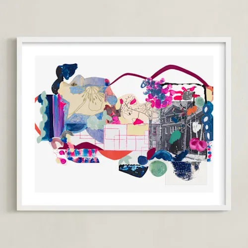 Pink And Blues Landscape Limited Edition Fine Art Print