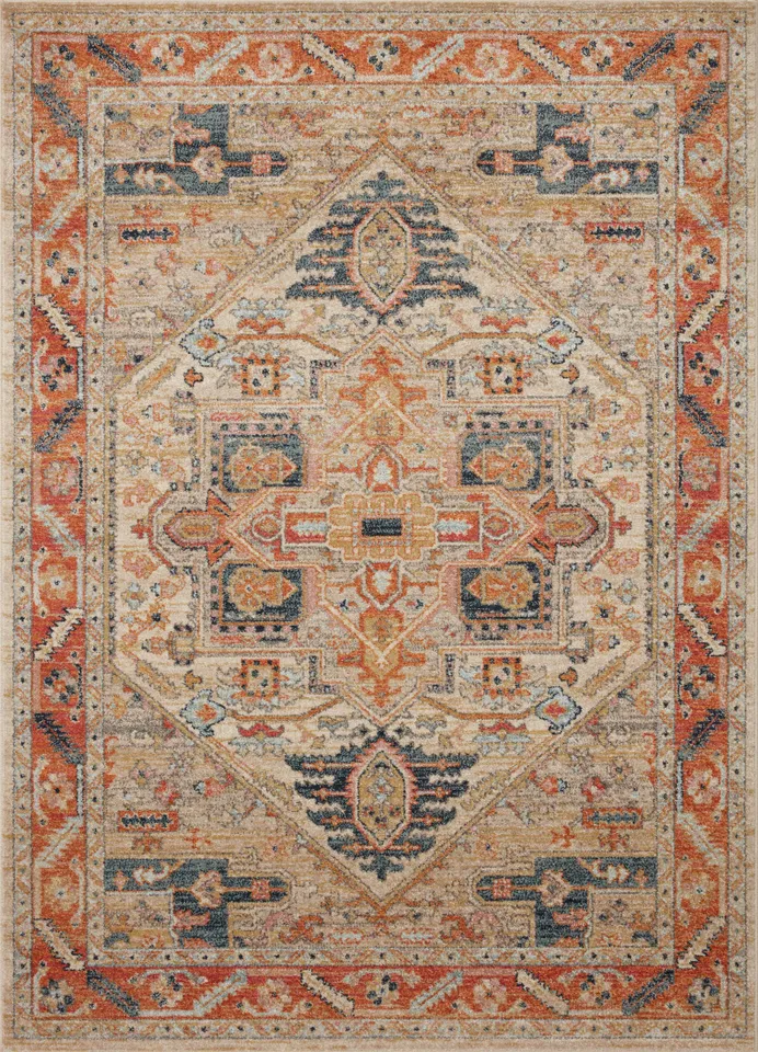 Loloi Jocelyn Sand / Multi 5'-5" x 7'-6"