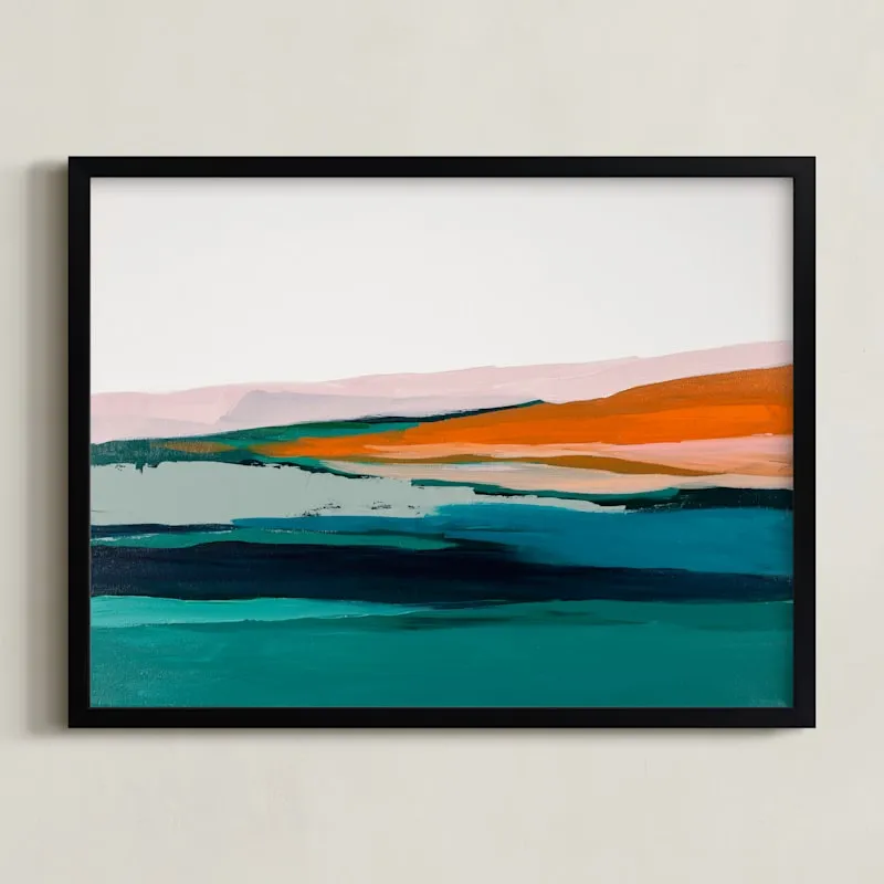Colorful Abstract Seascape Limited Edition Fine Art Print