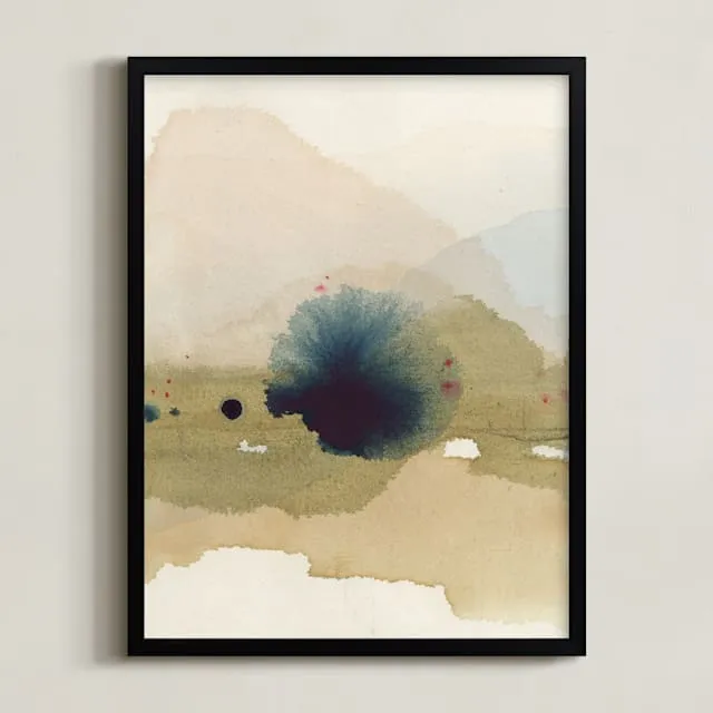Viridian Misty Lake II Limited Edition Fine Art Print