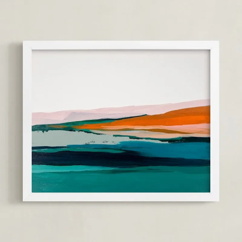 Colorful Abstract Seascape Limited Edition Fine Art Print