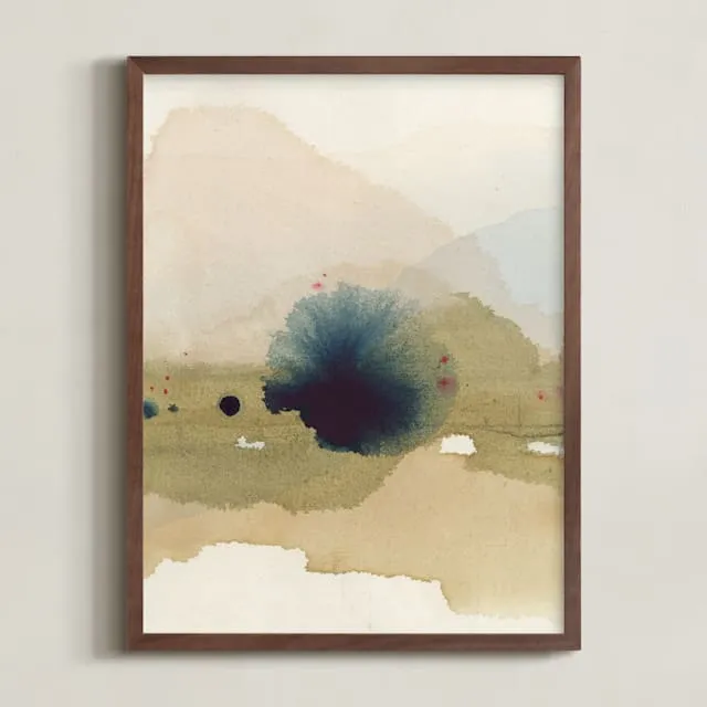 Viridian Misty Lake II Limited Edition Fine Art Print