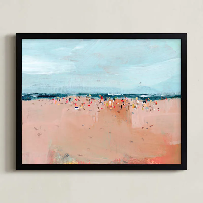 Busy Beach Limited Edition Fine Art Print