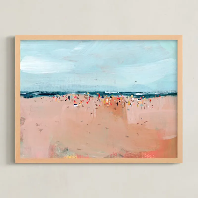 Busy Beach Limited Edition Fine Art Print