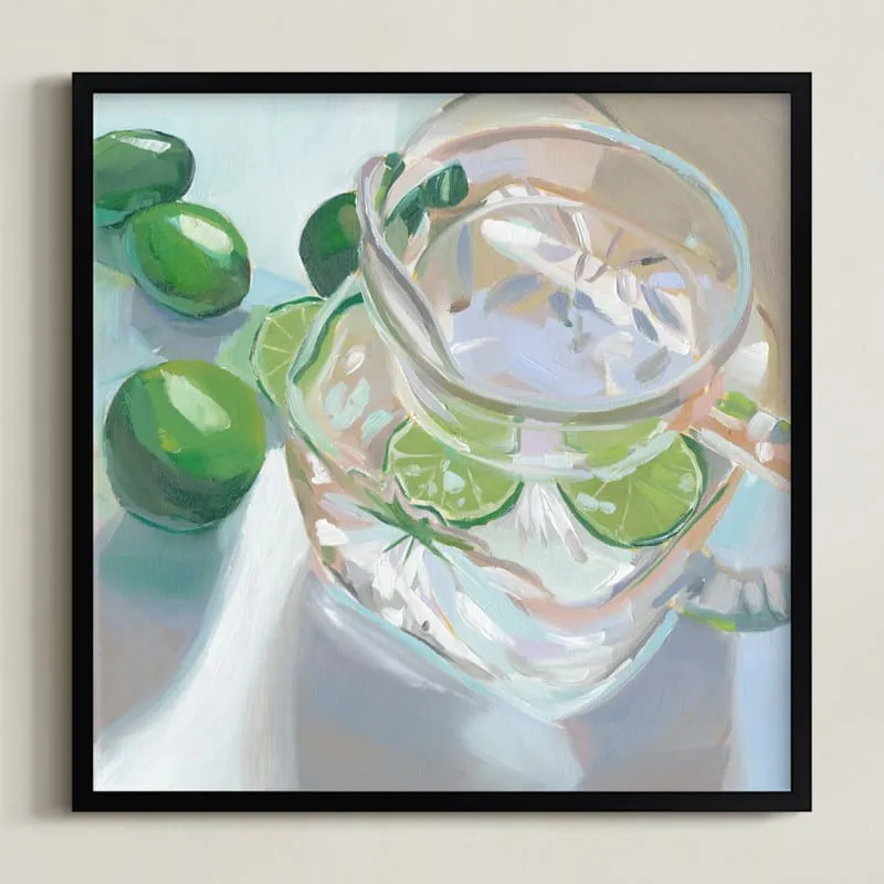 Cut Glass And Limes Limited Edition Fine Art Print