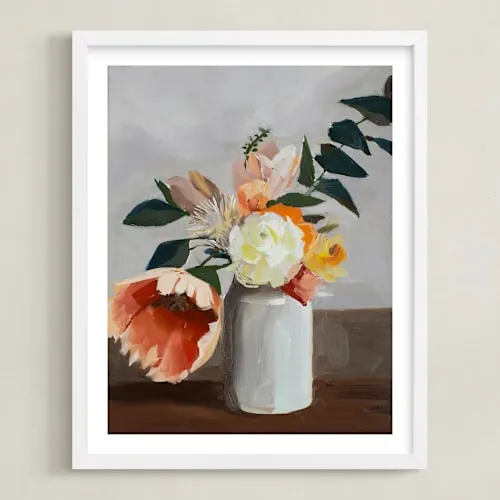 Peach Poppy Limited Edition Fine Art Print