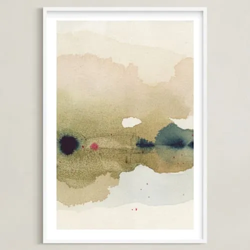 Viridian Misty Lake I Limited Edition Fine Art Print
