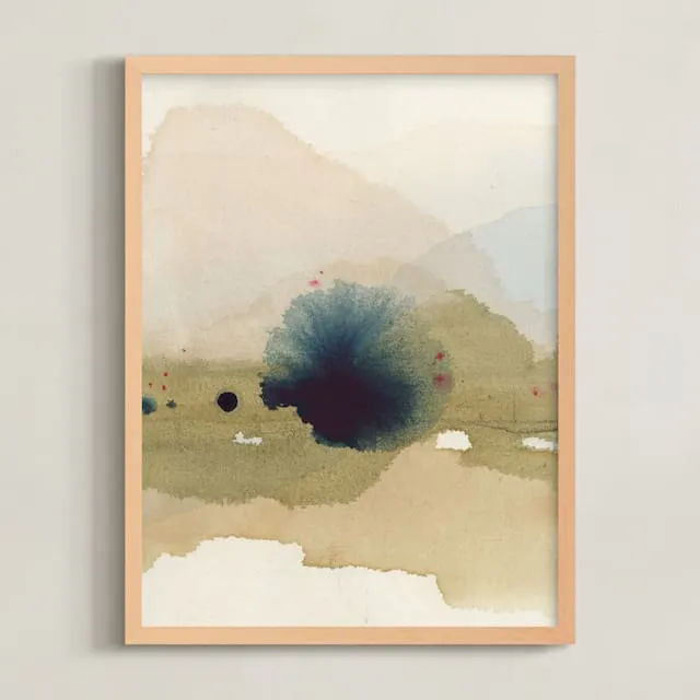 Viridian Misty Lake II Limited Edition Fine Art Print