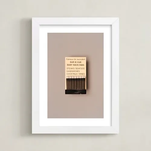 Famous Food Black Limited Edition Fine Art Print