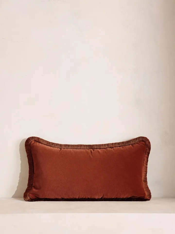 Margeaux Oblong Cushion, Rust
