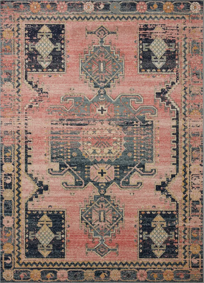 Loloi Jocelyn Rose / Rose 18" x 18" Sample