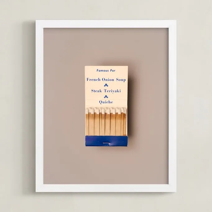 Famous Food Blue Limited Edition Fine Art Print