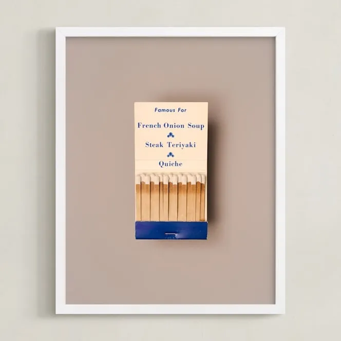 Famous Food Blue Limited Edition Fine Art Print