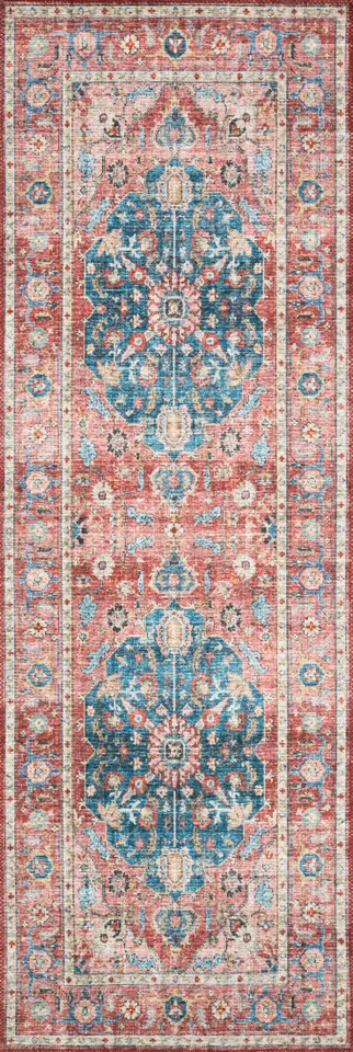 Loloi Skye Brick / Ocean 2'-6" x 10'-0"