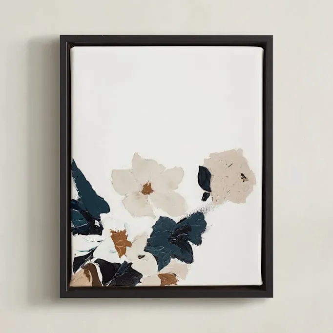 Abstract Botanical Floral Diptych I Limited Edition Fine Art Print