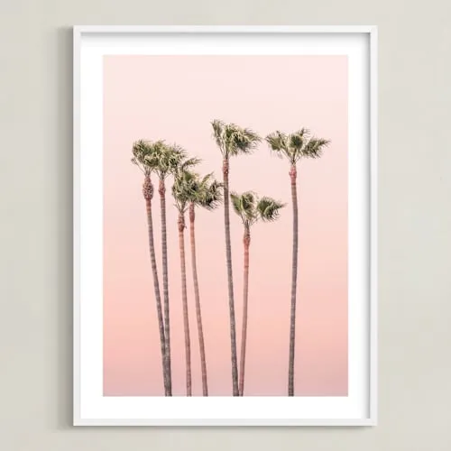 Seven Palmtrees Open Edition Fine Art Print