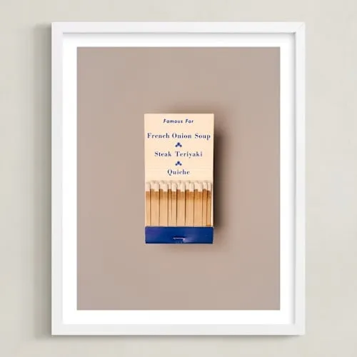 Famous Food Blue Limited Edition Fine Art Print