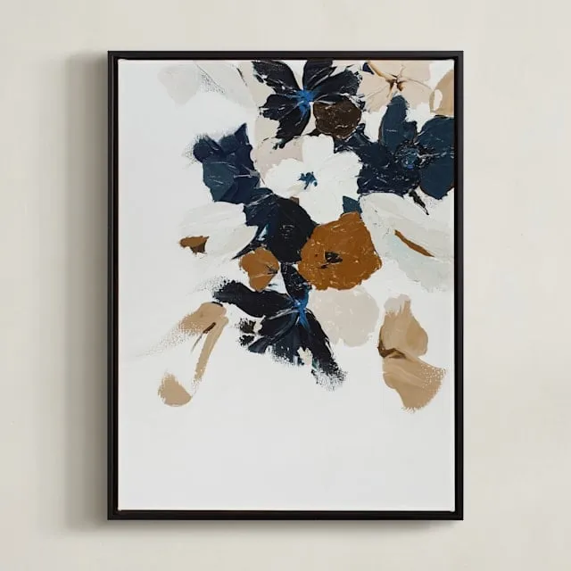 Abstract Botanical Floral Diptych II Limited Edition Fine Art Print