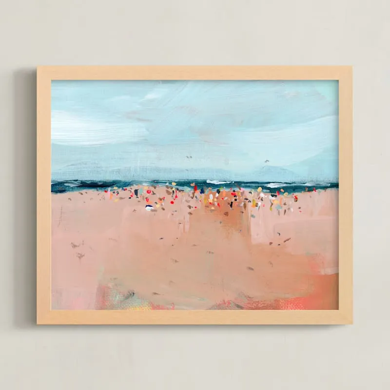 Busy Beach Limited Edition Fine Art Print
