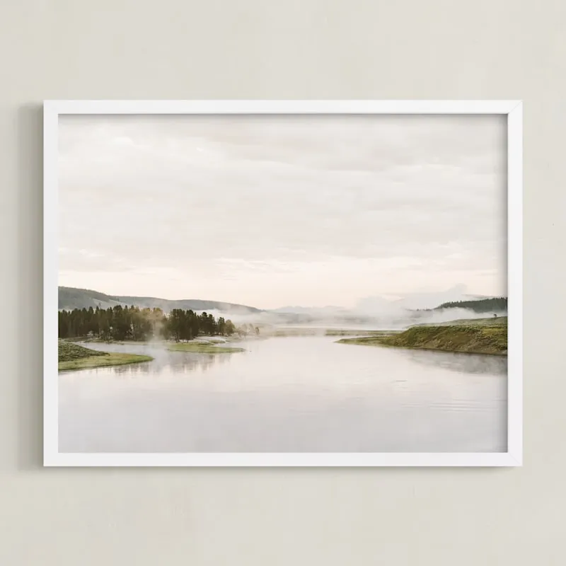 Misty Lake Limited Edition Fine Art Print