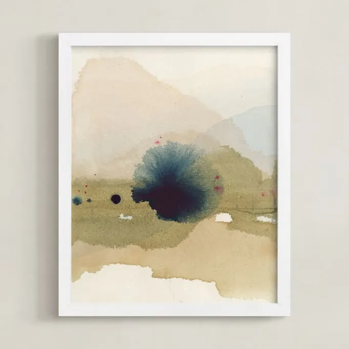Viridian Misty Lake II Limited Edition Fine Art Print