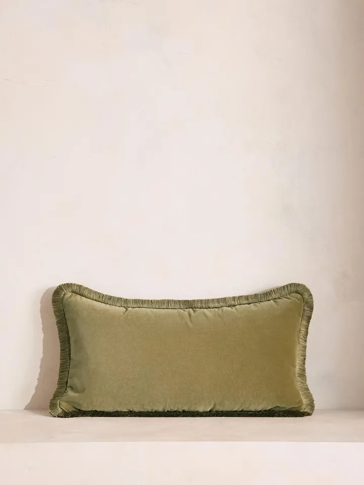 Margeaux Oblong Cushion, Lichen