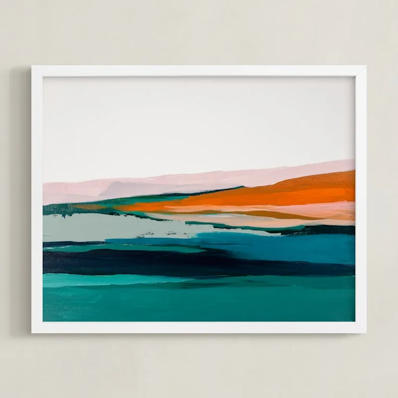 Colorful Abstract Seascape Limited Edition Fine Art Print