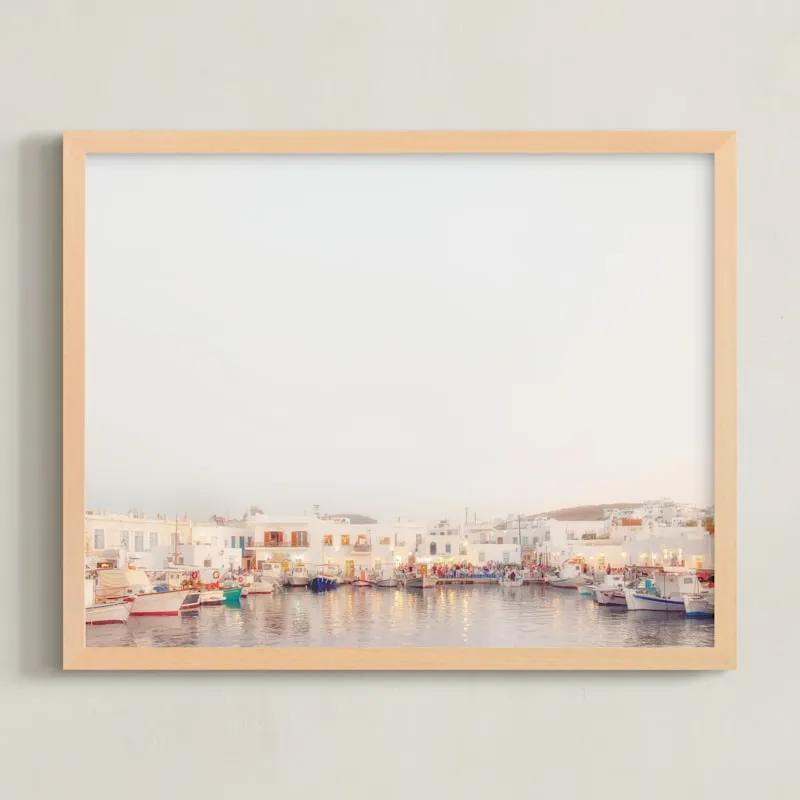 Evening In Greece Limited Edition Fine Art Print