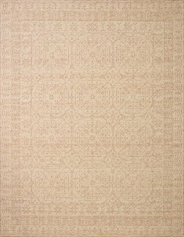 Loloi Novi Natural / Clay 4'-0" x 6'-0"