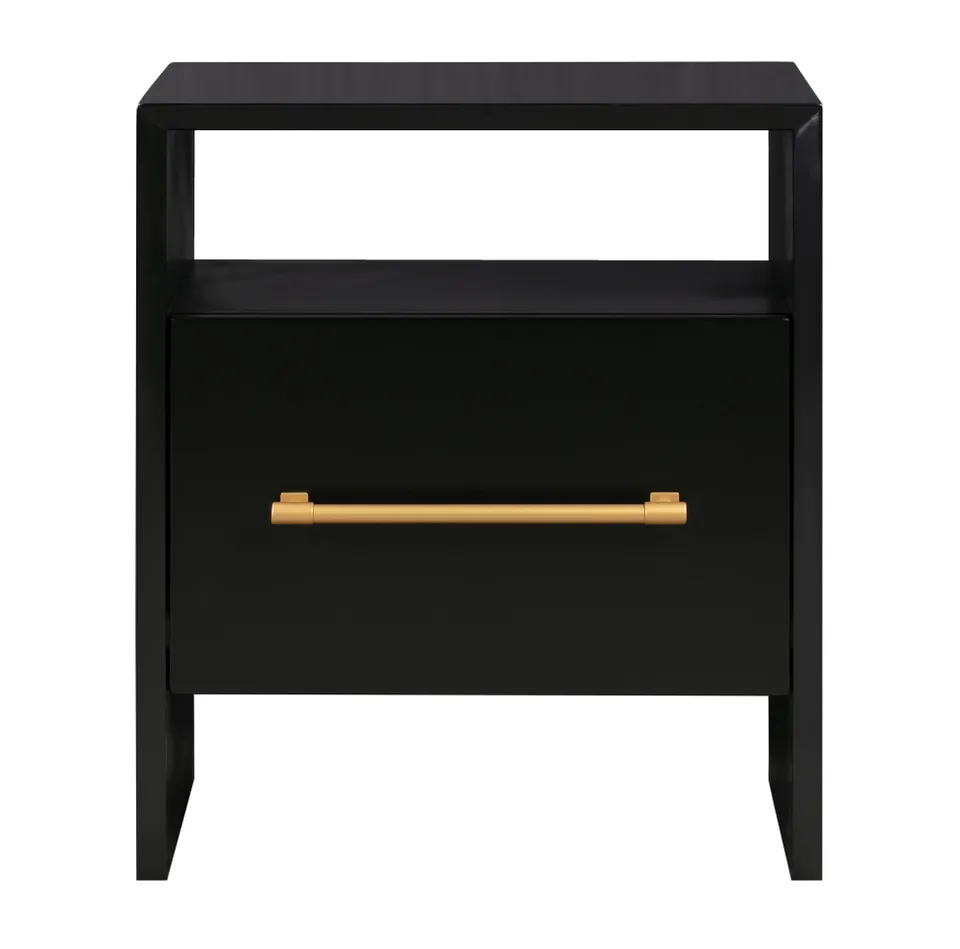 Libre Black Nightstand