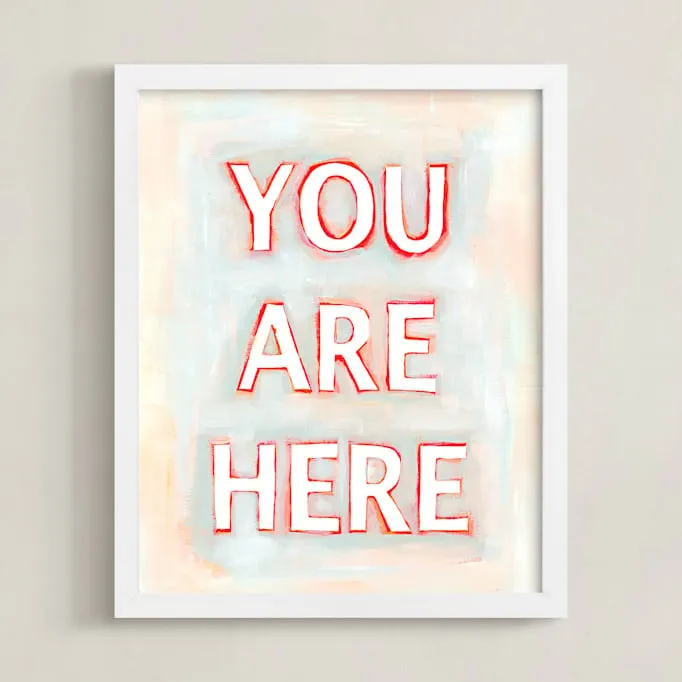 You Are Here Limited Edition Fine Art Print