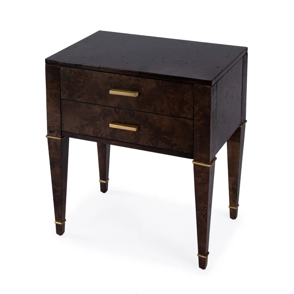 Kai Dark Burl End Table