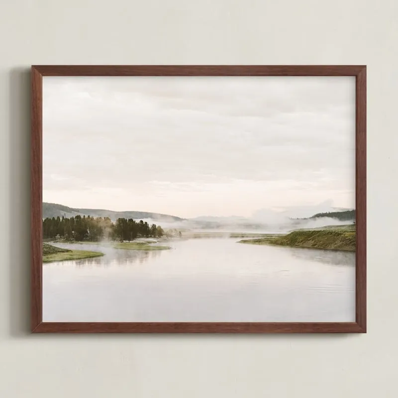 Misty Lake Limited Edition Fine Art Print