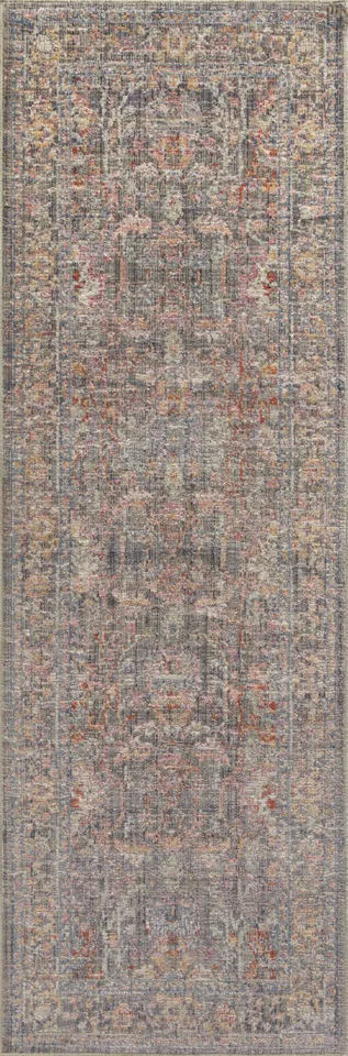 Chris Loves Julia x Loloi Rosemarie Stone / Multi 2'-7" x 8'-0"