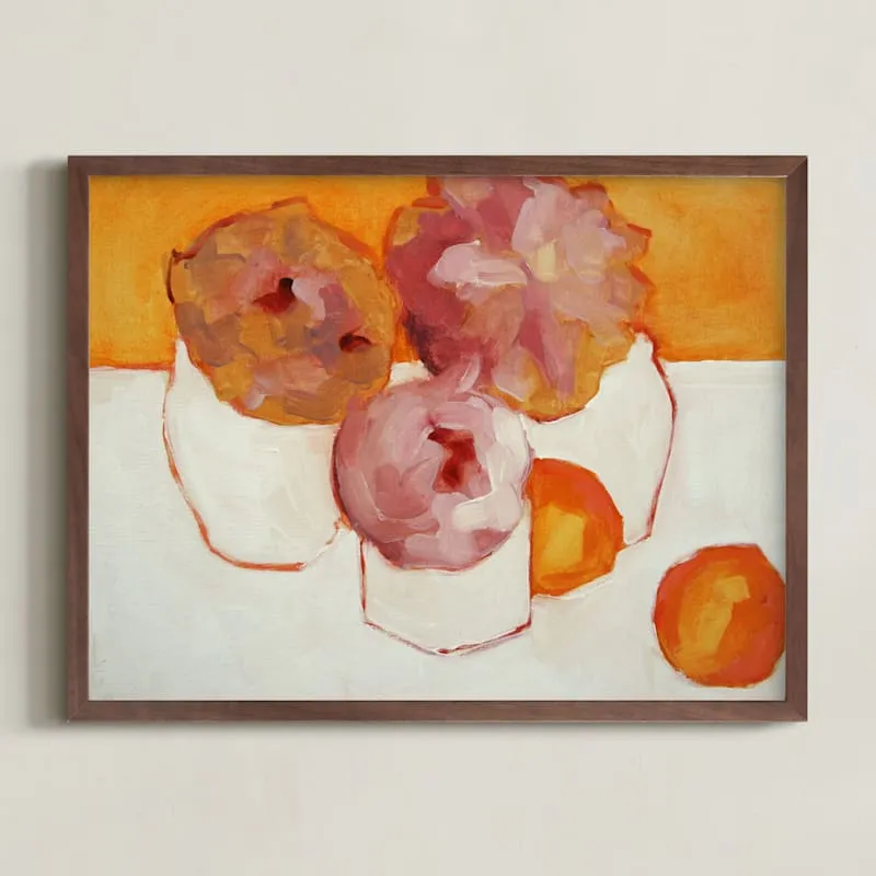 Peonies And Kumquats Limited Edition Fine Art Print