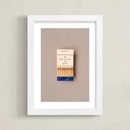 Famous Food Blue Limited Edition Fine Art Print
