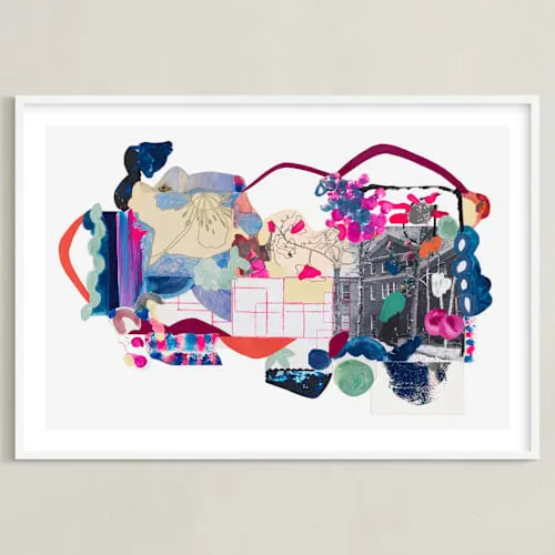 Pink And Blues Landscape Limited Edition Fine Art Print
