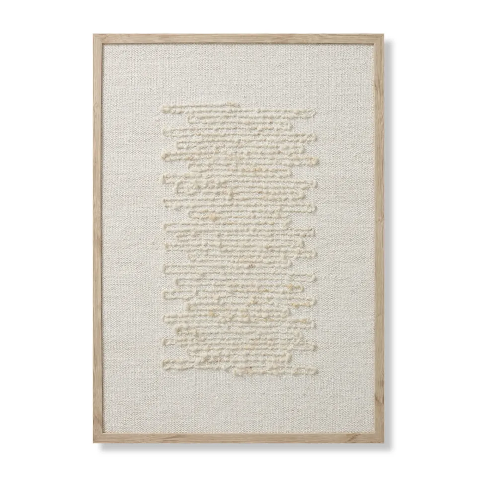 Amber Lewis x Loloi Mendocino Beige / Ivory 2'-6" x 3'-6" Wall Art