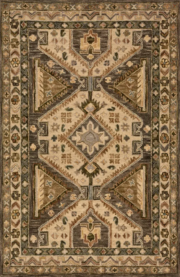 Loloi Victoria Walnut / Beige 18" x 18" Sample