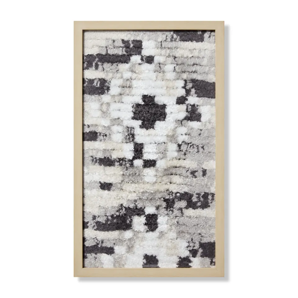 Loloi Gobi Grey / Ivory 1'-6" x 2'-2" Wall Art