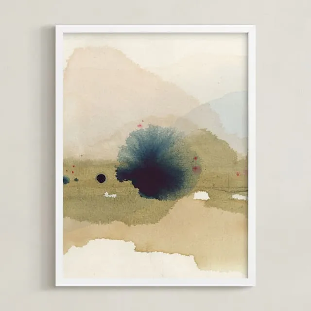 Viridian Misty Lake II Limited Edition Fine Art Print